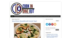 Desktop Screenshot of cookindineout.com